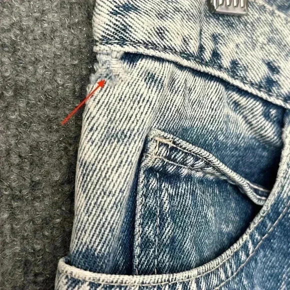 Vintage Sasson Acid Wash Jeans Womens 10 High Waisted Tapered Leg Preppy 80s Mom - Picture 5 of 16